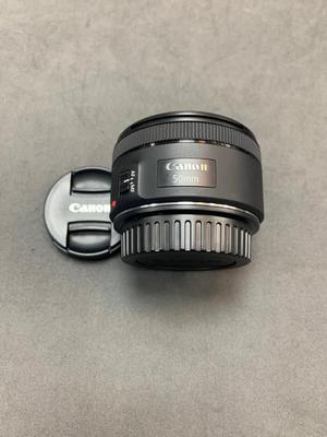 لنز فیکس کنون 50mm f1.8 عین آکبند در مشهد