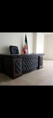 میز و صندلی مدیریت ومنشی+کتابخانه+نیمست مبل اداری در کرمان