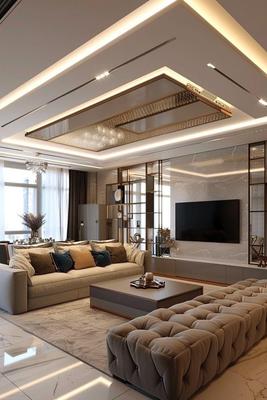دکور سقف به سبک کناف در کاشان