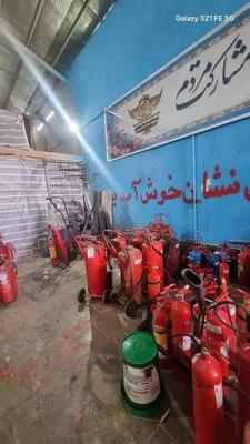تست هیدرواستاتیک اکسیژن و اتش نشانی وشارژ کپسول در زنجان
