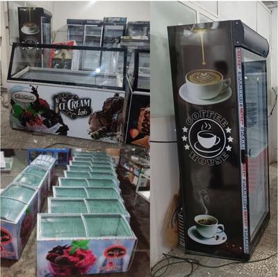 یخچال نوشابه ایستاده فریزر بستنی صندوقی از کارخانه در تهران
