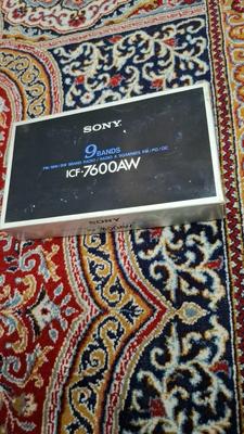 رادیوSONY نو اکبند،همراه کارتون سال ساخت 45سال پیش در کرج