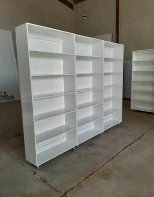 قفسه ترکیبی MDF سفید مدرن 5 طبقه در اهواز