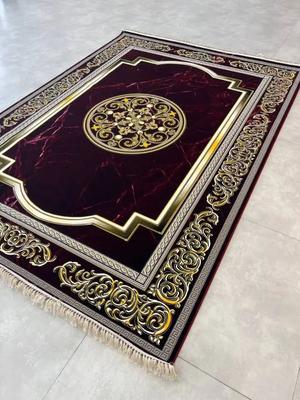 فرش ماشینی ۱۲۰۰ شانه زمینه قرمز در قم