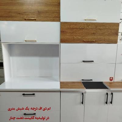کابینت گردویی سفید  خاص و موندگار در شیراز