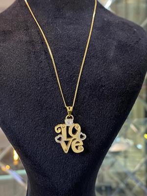 گردنبند طلای love در شیراز