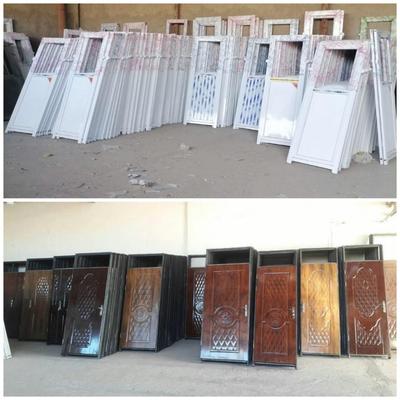 درب آماده نصب آلومینیوم حمام انباری اتاقی ضد سرقت در شیراز