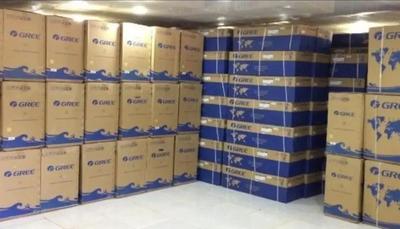کولر دوتیکه دیواری ایستاده اسپیلت گازی گریDSHGKG در شوش