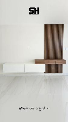 میز‌ تی‌وی دو تیکه دیواری کد ۱۲۴ در تهران