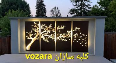 درب حیاط و پنجره وزراء نقد و اقساط cnc فرفوژه باغ و ویلایی در شیراز