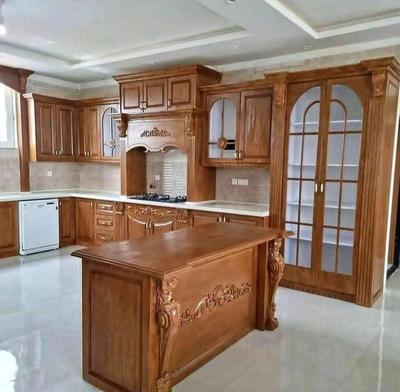 کابینت کمددیواری ام دی اف هایگلاس ممبران نئوکلاسیک در پرند
