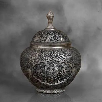 ظروف نقره،قندان نقره سینی نقره در تهران