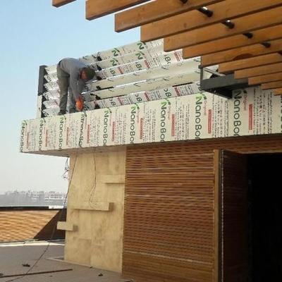 فلاشینگ کامپوزیت چوب ترموود نرده استیل در اصفهان