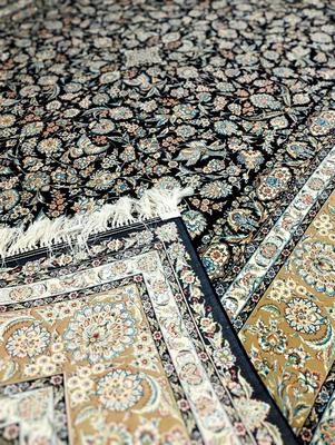 فرش کوروش سرمه ای ۱۲۰۰شانه  ۶/۹/۱۲ متری قالیچه در قم