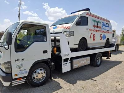 امداد خودرو در زنجان و خودروبر کفی و یدک کش چرخگیر در زنجان