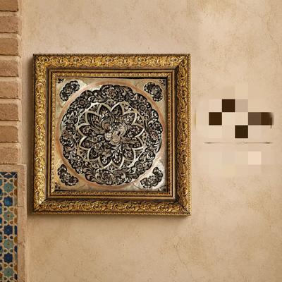 قاب الماس تراش نقره کوب تابلو مسی در اصفهان