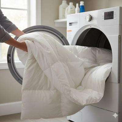 🛏️✨ راهنمای شستشوی صحیح لحاف در بندر کنگان