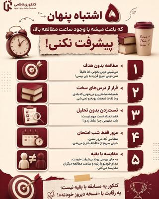 ⏰ ساعت مطالعه‌ات بالاست، ولی نتیجه‌ای که می‌خوای رو نمی‌گیری؟ در تهران